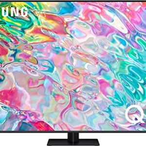 تلفزيون سامسونج 85 بوصة QLED 4K تيتان رمادي، كوانتوم HDR، تتبع الاجسام، محور ذكي لايت، مع مكبر صوت ثنائي - معايرة LED ذكية - QA85Q70BAUXSA (طراز 2022)