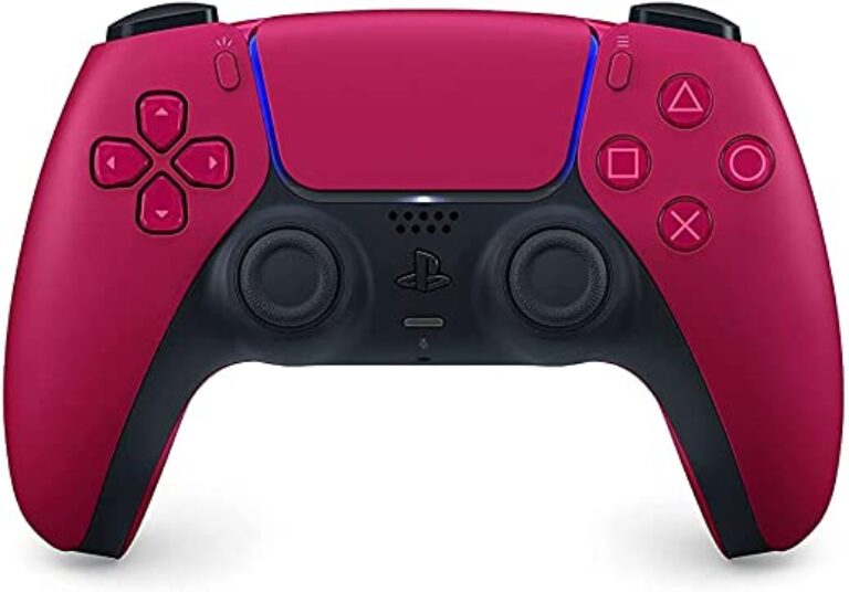 Playstation وحدة تحكم لاسلكية دوال سينس، احمر كوزميك