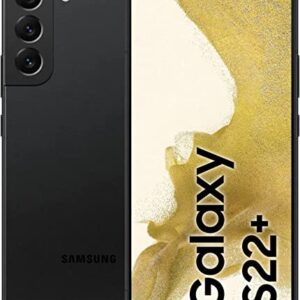جوال سامسونج جالكسي S22 بشبكة 5G، ذاكرة 128 جيجابايت، شريحة اتصال غير متضمنة، هاتف ذكي يعمل بنظام اندرويد، لون اسود فانتوم