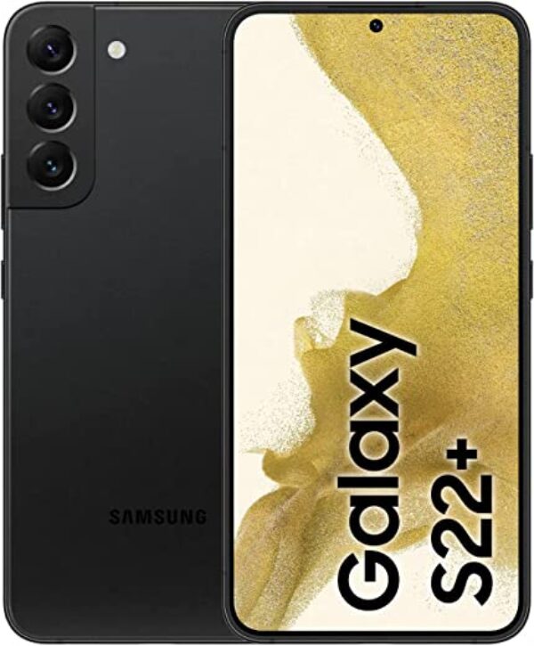 جوال سامسونج جالكسي S22 بشبكة 5G، ذاكرة 128 جيجابايت، شريحة اتصال غير متضمنة، هاتف ذكي يعمل بنظام اندرويد، لون اسود فانتوم