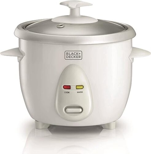 طنجرة ضغط الارز سعة 0.6 لتر/ 2.5 كوب من بلاك + ديكر – ضمان لمدة عامين، Rc650-B5
