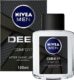 “NIVEA MEN After Shave Lotion, DEEP Antibacterial Black Carbon Woody Scent, 100ml “