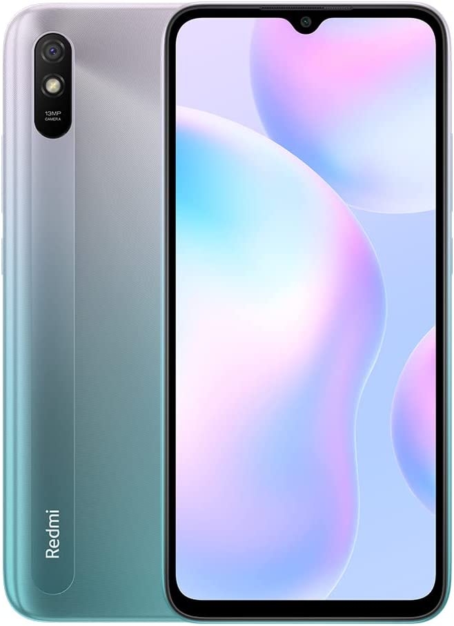 “هاتف شاومي ريدمي 9A ، ثنائي شرائح الاتصال، سعة 32GB، ذاكرة RAM سعة 2GB، يدعم تقنية 4G LTE، لون ازرق جلاسيال “