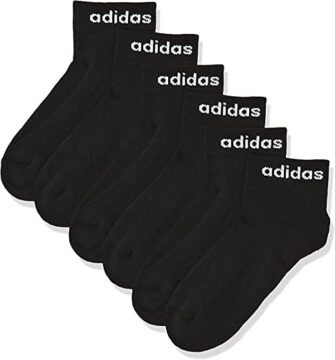 adidas Unisex Half-Cushioned Ankle Socks 3 Pairs SOCKS