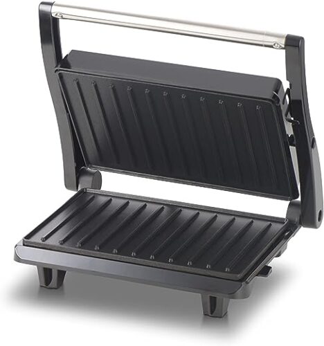 Al Saif E05327 750W Sandwich Heater, Black/Silver