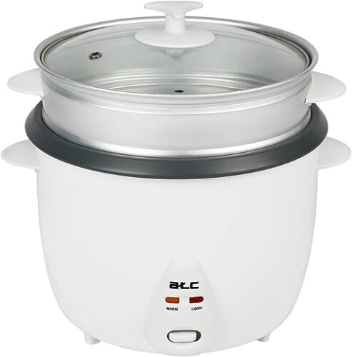 اي تي سي وعاء طبخ الارز بلاستيك – ابيض ، H-RC1800N
