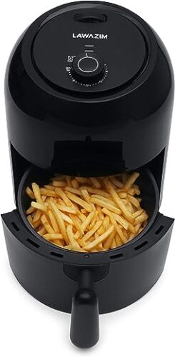 Lawazim Air fryer 2.5L 1000W Electric Hot Air Fryers Oven Oilless Cooker, black, 05-2351-01