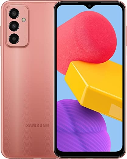SAMSUNG Galaxy M13 LTE Android Smartphone, 64 GB, 4 GB RAM, Dual Sim Mobile Phone, Orange Copper (KSA Version)