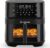 Nutricook Air Fryer 3 Vision with Clear Window and Internal Light by Caliber Brands,  5.7L, Air Fry, Roast, Bake, Dehydrate & Reheat, 6 Presets, AF357V, Black, 1700 Watts, 2 Year Warranty
