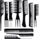 “Oneleaf Styling Hair Comb 10PCS Hair Stylists Professional Styling Comb Set Variety Pack Great for All Hair Types & Styles “