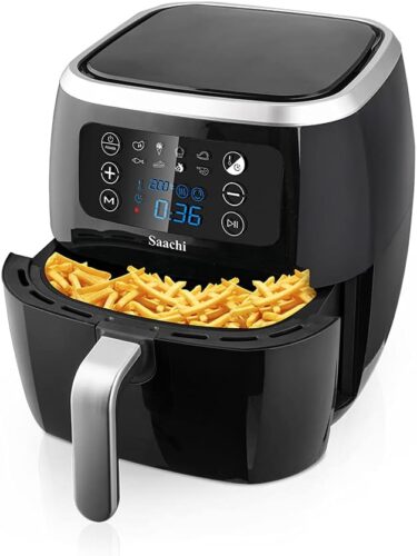 Saachi 7.0 Litres Air Fryer Nl-Af-4777-Bk With Unique Rapid Air Technology