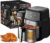 TOSCANA U Air Fryer, 1700 Watts, Digital Control Panel Display, Preset Programs with Preheat Function, 8 Liters, Black ST-1581