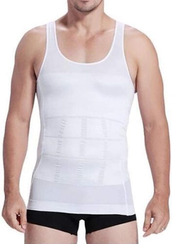 Men’s Slimming Body Shapewear Corset Vest Shirt Compression Abdomen Tummy Belly Control Slim Waist Underwear Waist Girdle Shirts JFYCUICAN