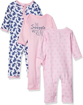 Yoga Sprout Unisex Baby Cotton Coveralls